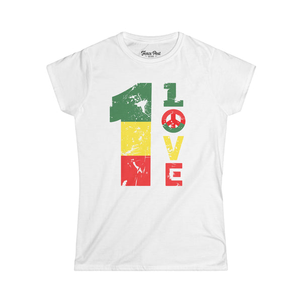 1 Love - Women's Softstyle T-Shirt