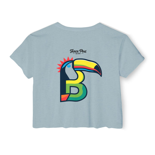 Betta Belize It - Women's Festival Crop Top T-Shirt