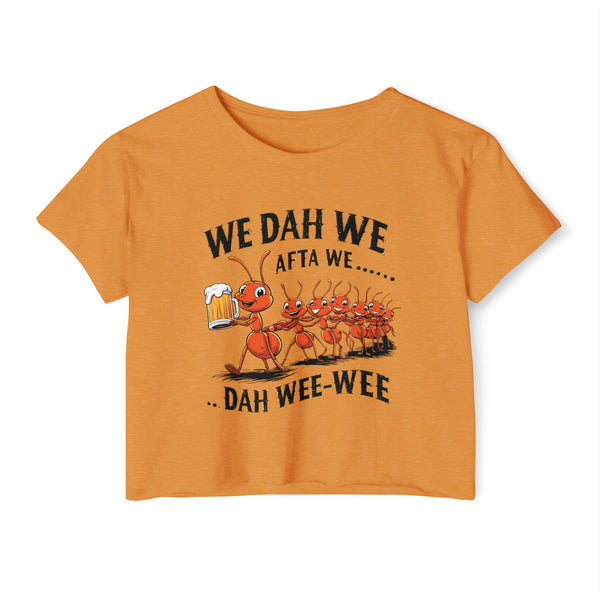 We Dah We - Women's Festival Crop Top T-Shirt