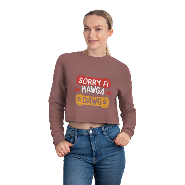 Mawga Dawg - Women's Cropped Sweatshirt