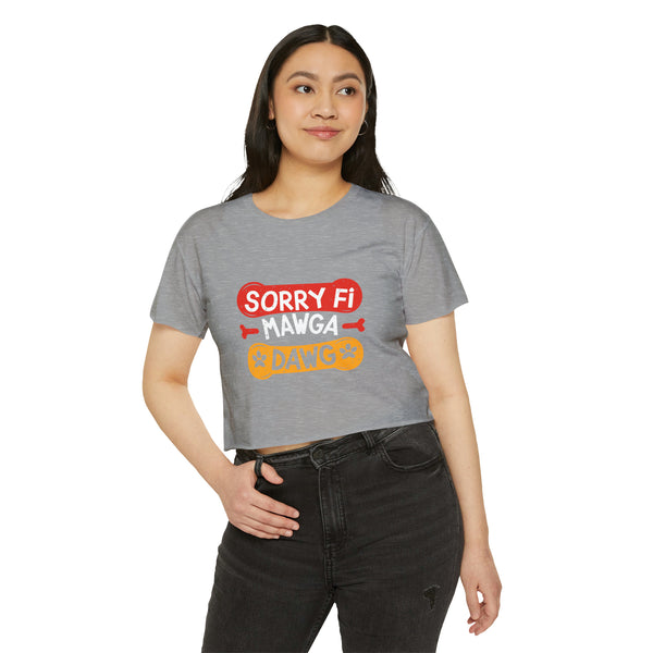 Mawga Dawg - Women's Festival Crop Top T-Shirt