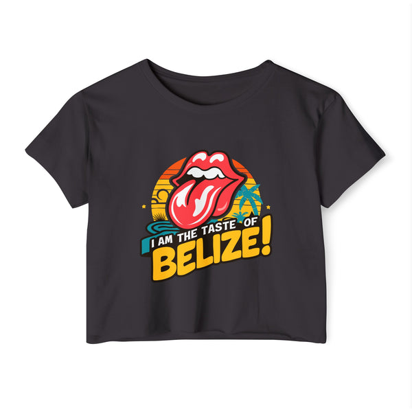 Taste of Belize - Women's Festival Crop Top T-Shirt