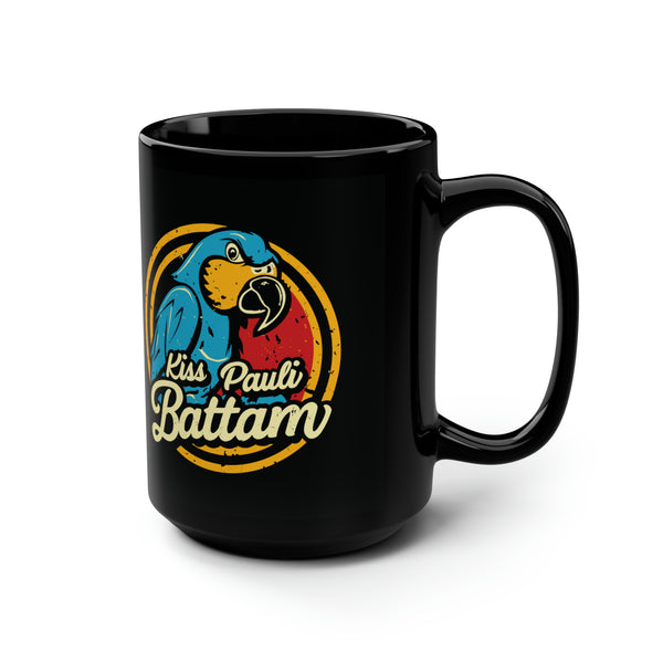 Kiss Pauli - Black Mug, 15oz