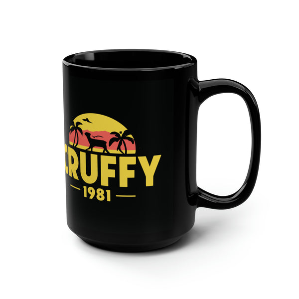 Cruffy - Black Mug, 15oz