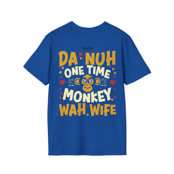 Monkey Wife - Reverse Unisex Softstyle T-Shirt