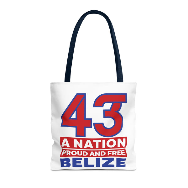 43 - White Tote Bag