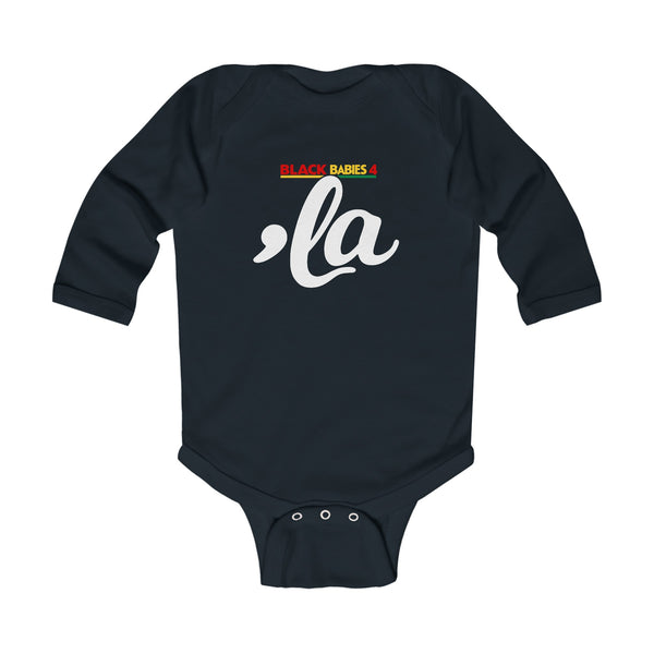 Black Babies 4 Kamala - Infant Long Sleeve Bodysuit T-Shirt