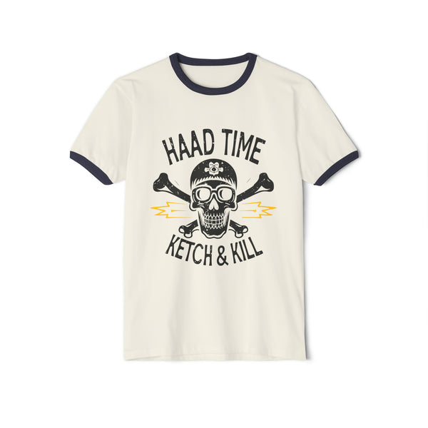 Haad Time - Unisex Cotton Ringer T-Shirt