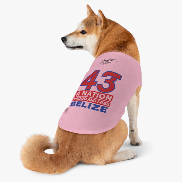 43 Proud and Free - Pet Tank Top