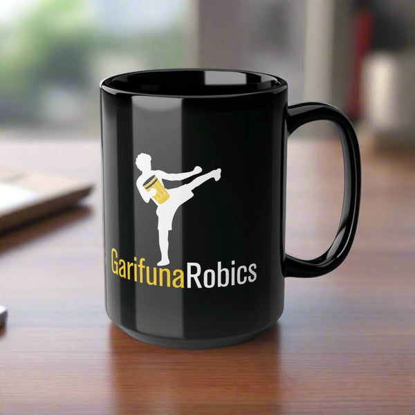 GarifunaRobics - Black Mug, 15oz