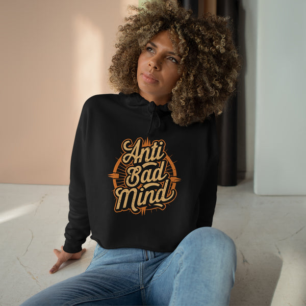 Anti-Badmind Crop Hoodie