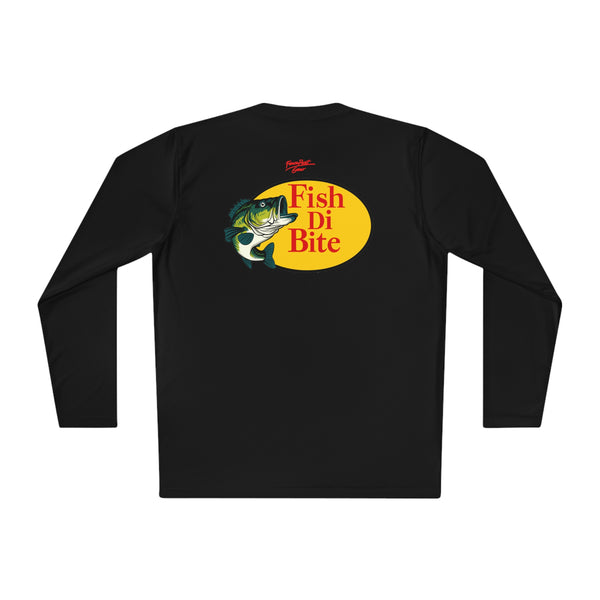 Fish Di Bite Reversed - Unisex Lightweight Long Sleeve T-Shirt
