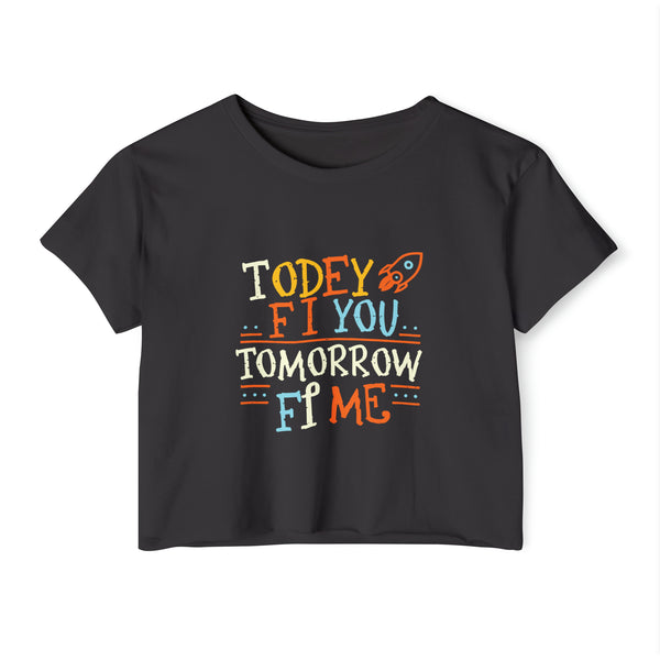 Todey - Women's Festival Crop Top T-Shirt