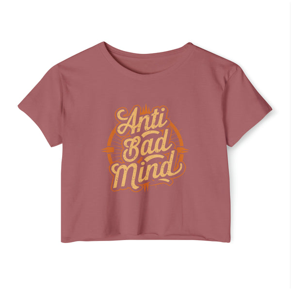 Anti-Badmind Women's Festival Crop Top T-Shirt