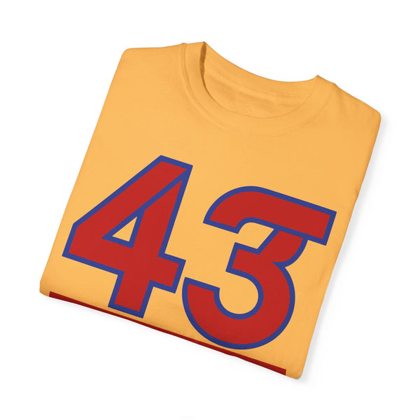 43 Official - Unisex Garment-Dyed T-shirt