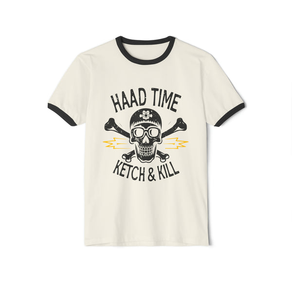 Haad Time - Unisex Cotton Ringer T-Shirt