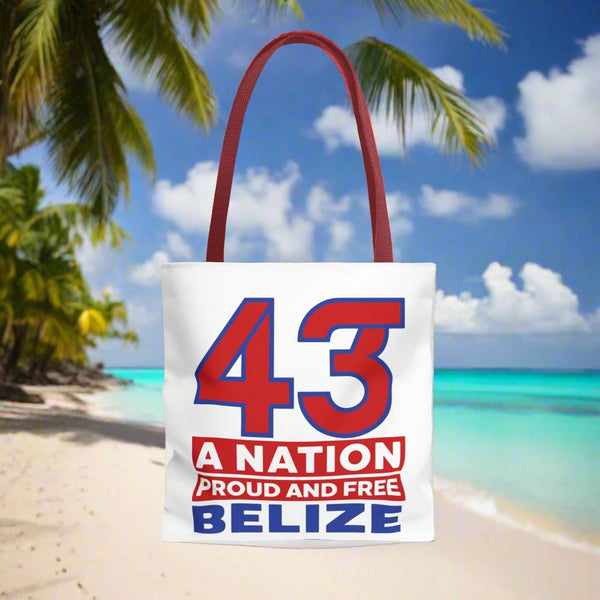43 - White Tote Bag