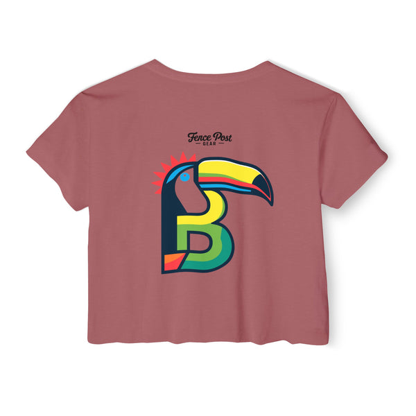 Betta Belize It - Women's Festival Crop Top T-Shirt