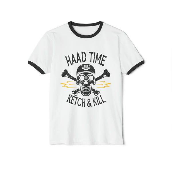 Haad Time - Unisex Cotton Ringer T-Shirt