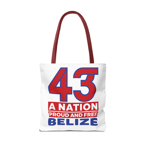 43 - White Tote Bag