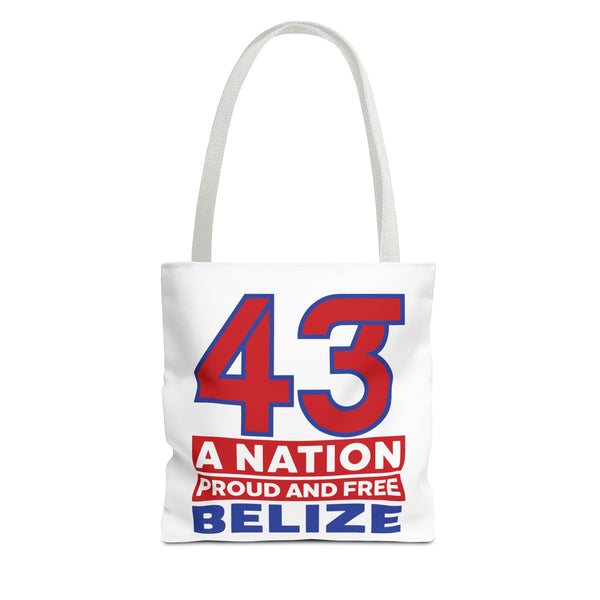 43 - White Tote Bag