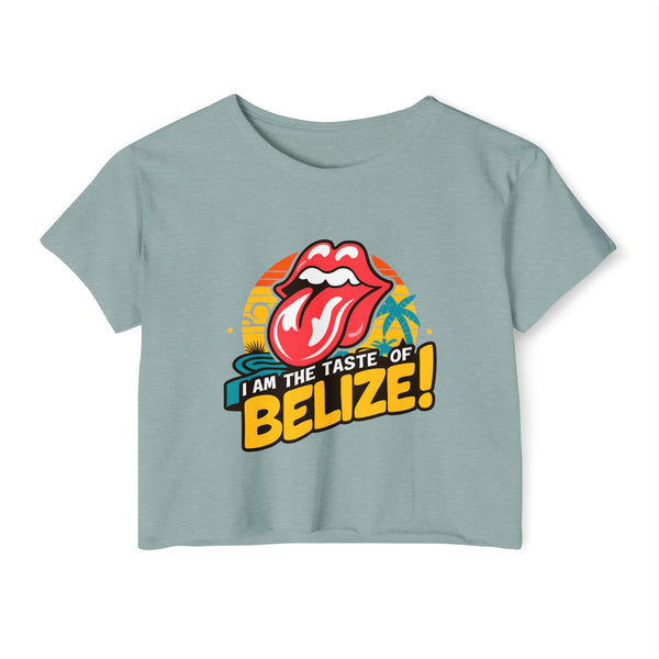 Taste of Belize - Women's Festival Crop Top T-Shirt