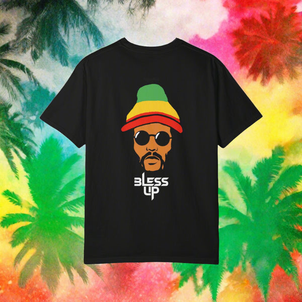 Bless Up Reverse - Unisex Garment-Dyed T-shirt