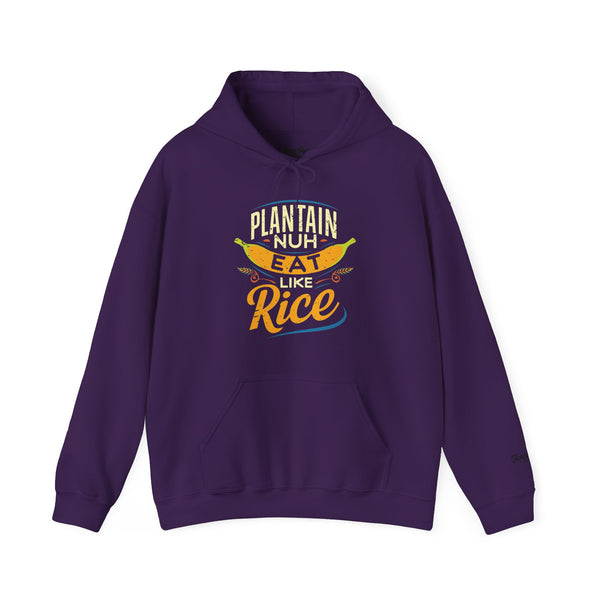 Plaintain Nuh Eat Like Rice - Unisex Heavy Blend™ Hoodie