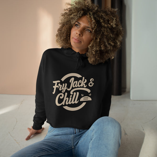Jack and Chill - Crop Hoodie