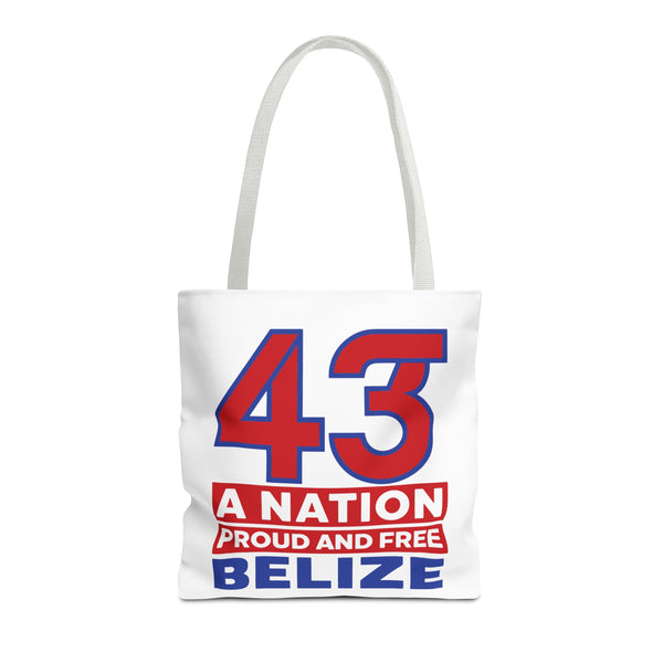 43 - White Tote Bag