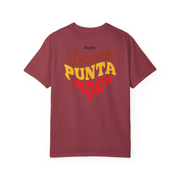 I Love Punta Rock - Unisex Garment-Dyed T-shirt