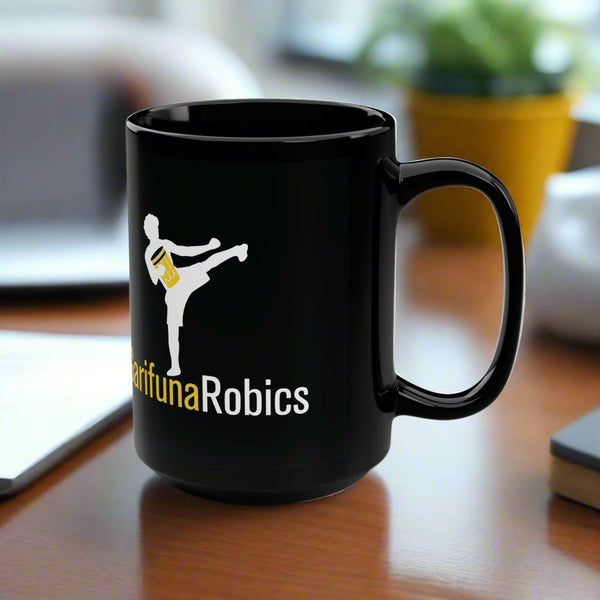 GarifunaRobics - Black Mug, 15oz