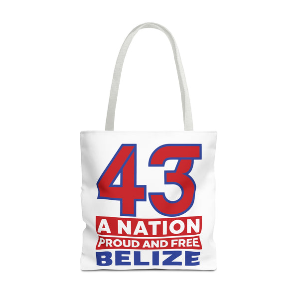 43 - White Tote Bag