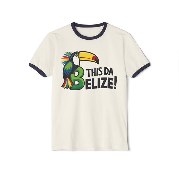 This Da Belize - Unisex Cotton Ringer T-Shirt