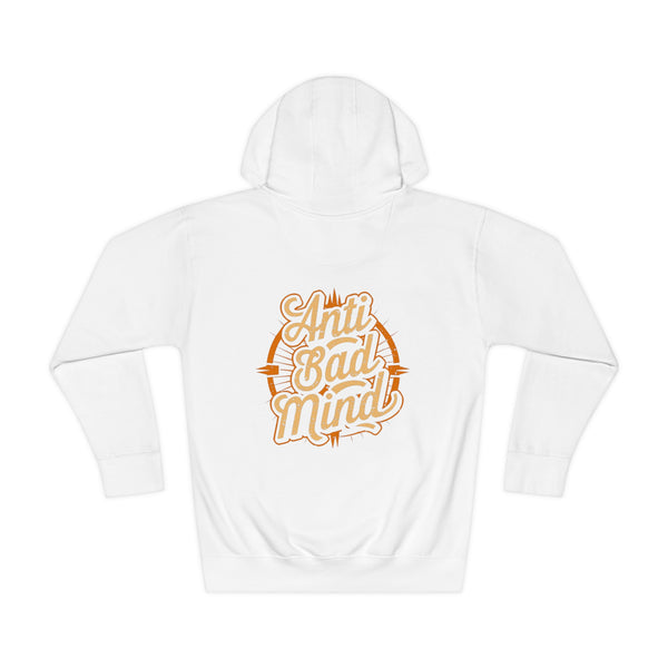 Anti Bad Mind - Back Design Unisex Fleece Hoodie