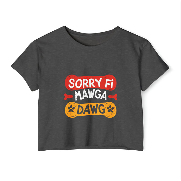 Mawga Dawg - Women's Festival Crop Top T-Shirt