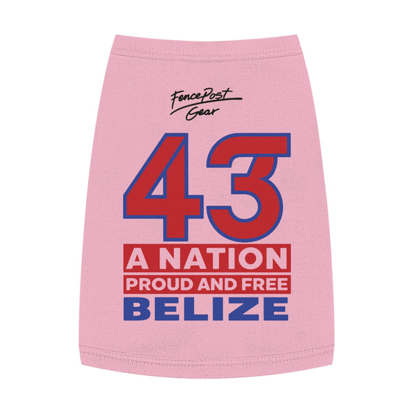 43 Proud and Free - Pet Tank Top