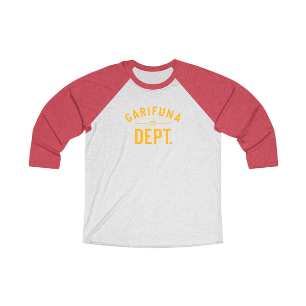 Garifuna Dept - Unisex Tri-Blend 3\4 Raglan Tee