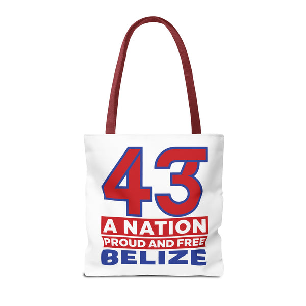 43 - White Tote Bag