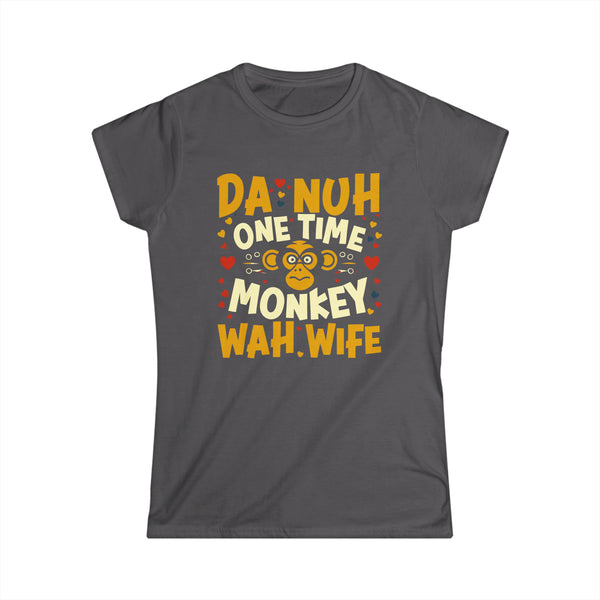 Monkey Wife - Women's Softstyle T-Shirt