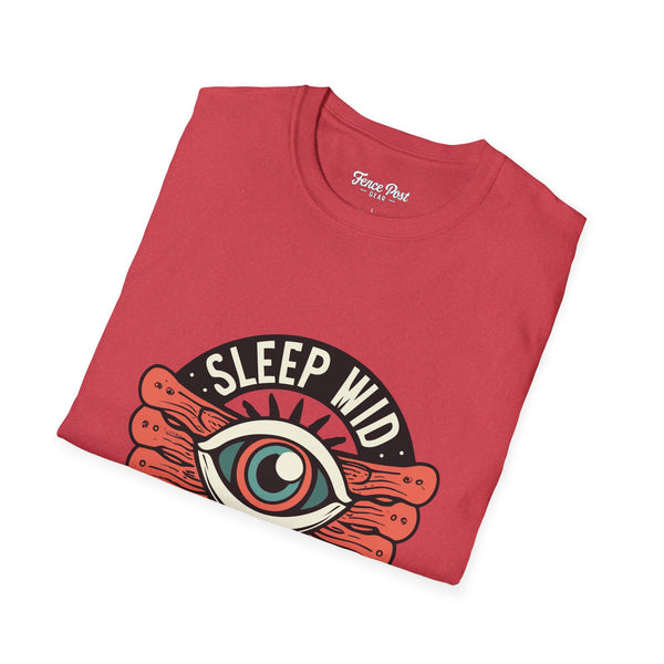 Sleep Wid Yu Own Eye - Unisex Softstyle T-Shirt