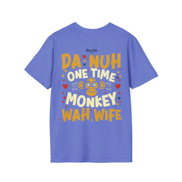 Monkey Wife - Reverse Unisex Softstyle T-Shirt
