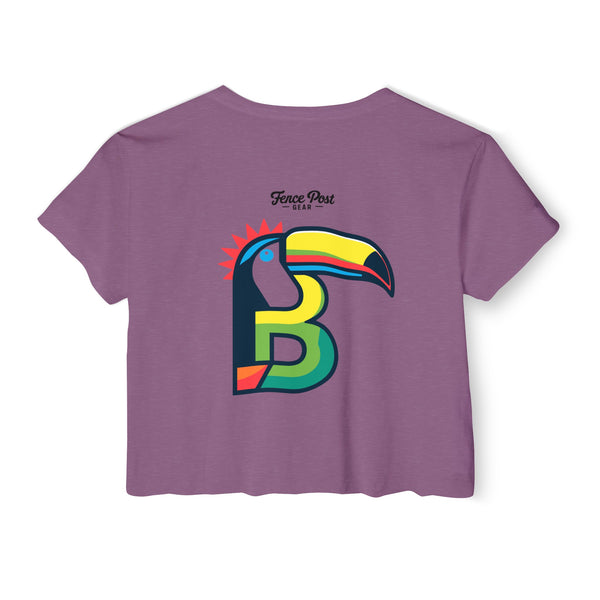 Betta Belize It - Women's Festival Crop Top T-Shirt