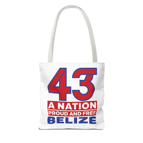 43 - White Tote Bag