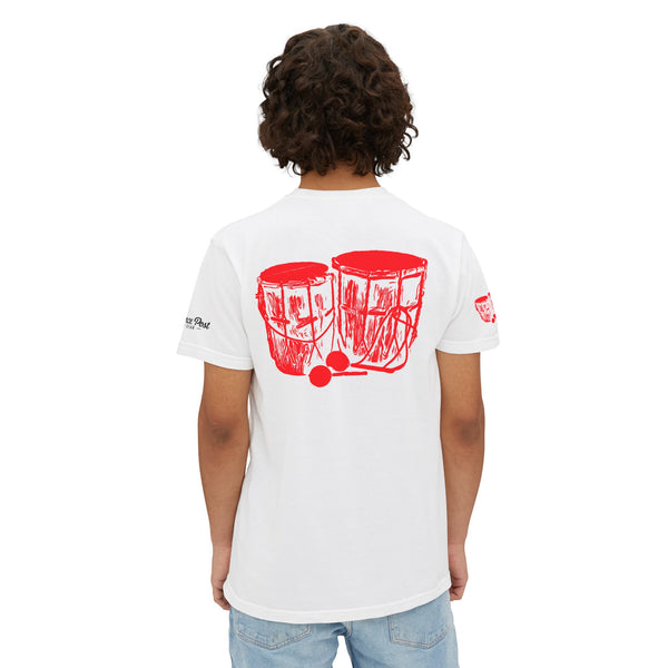 Punta Dept Red - Unisex Garment-Dyed Pocket T-Shirt