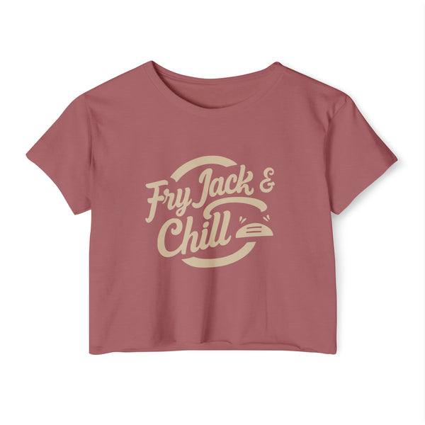 Jack and Chill - Women's Festival Crop Top T-Shirt