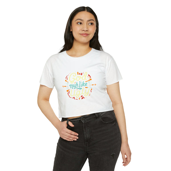 God Nuh Like Ugly - Women's Festival Crop Top T-Shirt