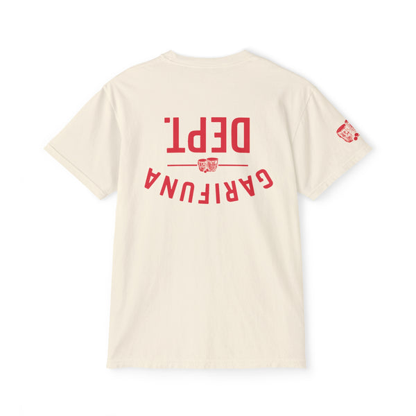 Garifuna Dept Red - Unisex Garment-Dyed Pocket T-Shirt