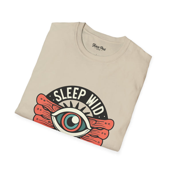 Sleep Wid Yu Own Eye - Unisex Softstyle T-Shirt