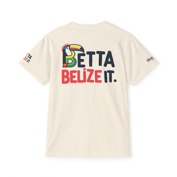 Betta Belize It - Unisex Garment-Dyed Pocket T-Shirt